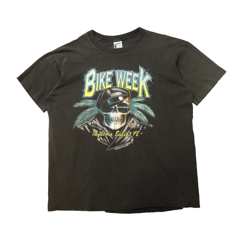 Vintage 1994 Bike Week Daytona Beach Graphic T-Shirt Size L Harley Motorcycle